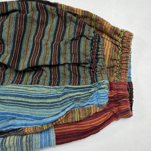 Kathmandu Boho Hippie Patchwork Pull On Jogger Pants Size S/M Peace Free Spirit - Picture 6 of 7